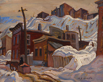 Street in Quebec by Alexander Young (A.Y.) Jackson