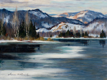 Winter Landscape by Thomas Hilton Garside