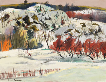 March Landscape Near Old Chelsea by Henri Leopold Masson