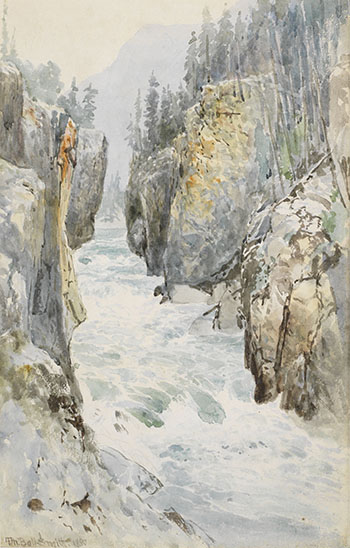 River Through the Rocks par Frederic Marlett Bell-Smith