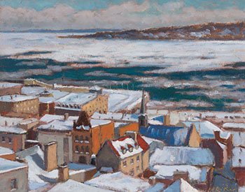 Quebec Rooftops #49 by Antoine Bittar