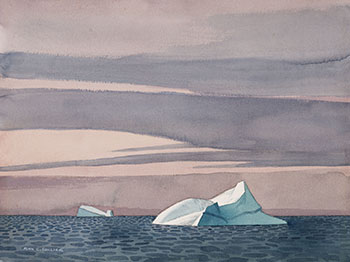 Late August Evening, Baffin Bay par Alan Caswell Collier