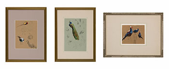 Three Bird Sketches par Horatio Walker