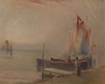 Boat at Dock par John A. Hammond