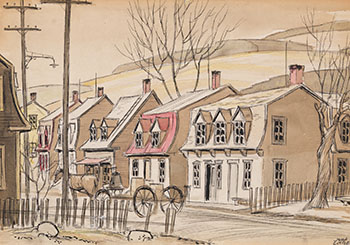 Baie St. Paul Street by John Geoffrey Caruthers Little