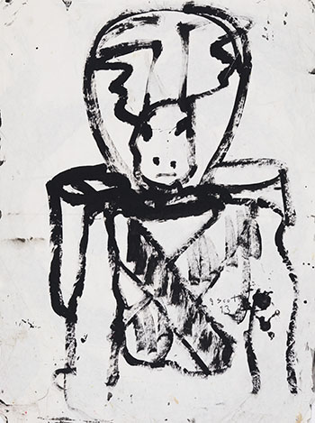Bunny Man / Face (verso) by John Scott