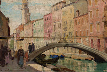 Bridge in Venice by Regina Seiden