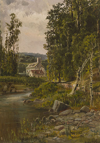 Mill and Stream par Homer Ransford Watson