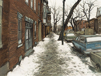 Rue Plessis, Lafontaine, Montreal by John Geoffrey Caruthers Little