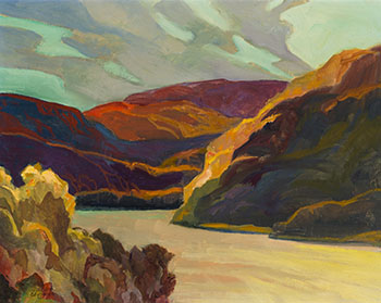 Morning Light, Montreal River, Lake Superior par Joachim George Gauthier
