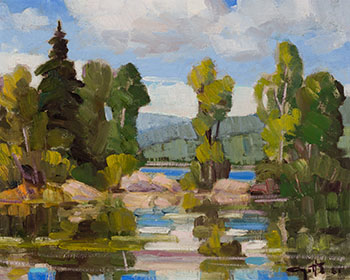 Paysage par Leo Ayotte