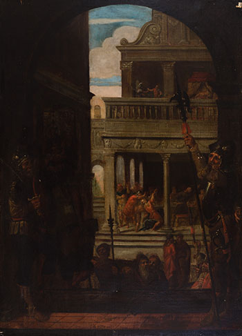 La mort de César by 17th century English School