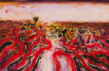 Landscape Tapestry (Study for Mural) by Jack Leonard Shadbolt