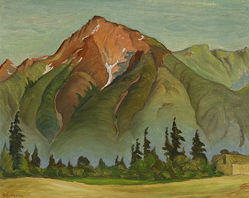Mount Cheam from Agassiz by William Percival (W.P.) Weston