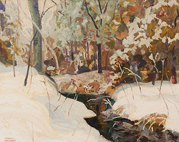 Winter Stream by Joachim George Gauthier