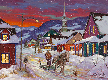 Fin du jour by Claude Langevin