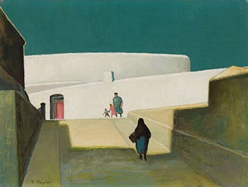 Approach to the Bull Ring, Mijas (Malaga), Spain by Frederick Bourchier Taylor