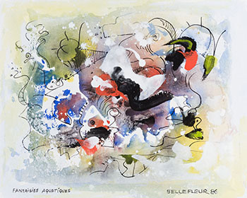 Fantaisies aquatiques by Léon Bellefleur