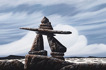 Inukshuk by Ken Kirkby