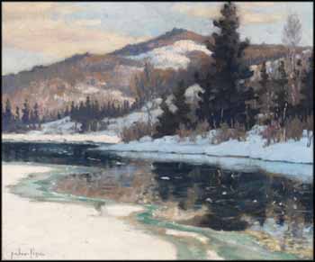 Winter, Laurentians / Landscape (verso) par Paul Vanier Beaulieu