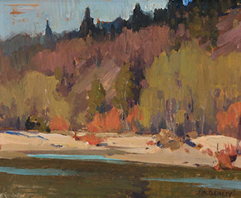By the River par John William (J.W.) Beatty