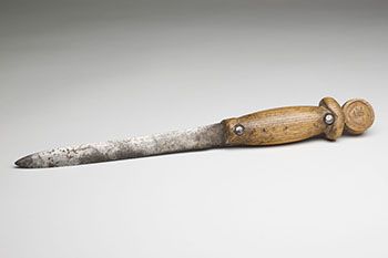 North Alaska War Dagger by Unidentified First Nations Artist