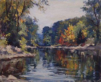 Moira River Near Belleville by Manly Edward MacDonald