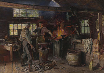 The Blacksmith by Henry Sandham