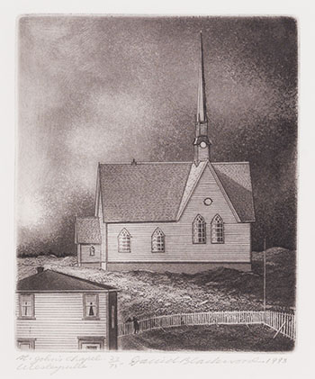 St. John's Chapel Wesleyville by David Lloyd Blackwood