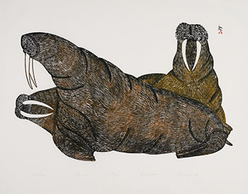 Walrus by Kananginak Pootoogook