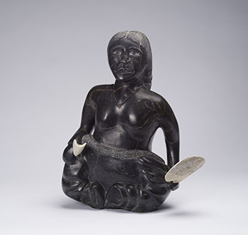 Seated Woman by Unidentified Cape Dorset