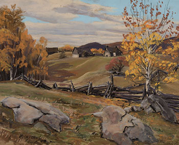 Farm on the Venosta Road by Dr. Maurice Hall Haycock