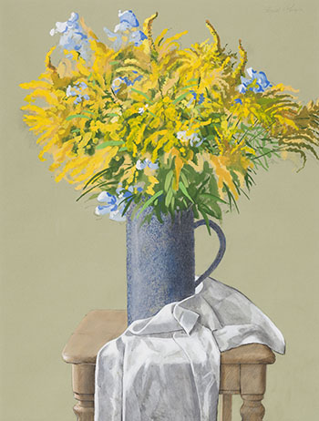 Still Life with Goldenrod par Frederick Joseph Ross