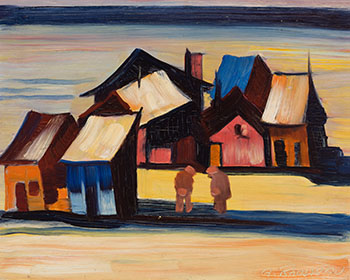 Maison du pêcheur en Gaspésie by Albert Rousseau