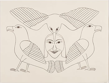 Composition by Kenojuak Ashevak