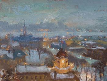 Quebec Rooftops #44 by Antoine Bittar