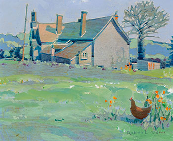 Cadbury Farm Devonshire par Robert Genn