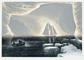 The Flora Nickerson in the Labrador Sea by David Lloyd Blackwood