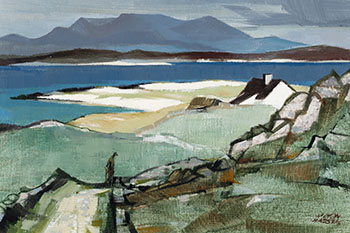 Above the Sands of Manin Bay, Connemara, Eire par Hilton McDonald Hassell