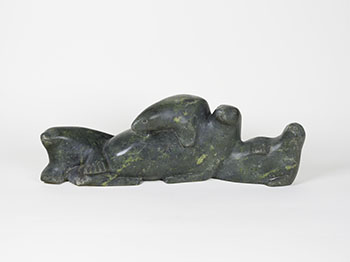 Family of Seals by Unidentified Cape Dorset