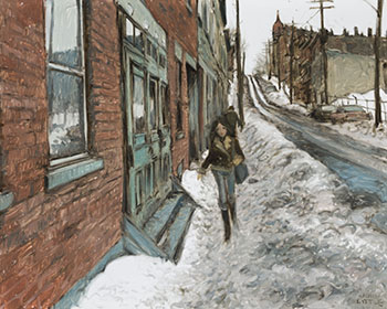 Jeune Montréalaise mondaine, Rue Panet Montréal by John Geoffrey Caruthers Little