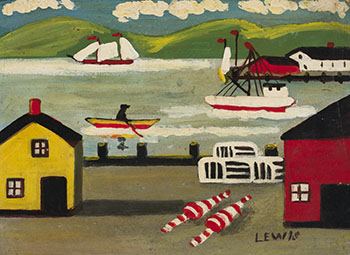 Harbour Scene par Maud Lewis