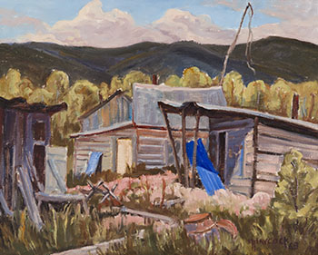 Oil Mining Camp by Dr. Maurice Hall Haycock
