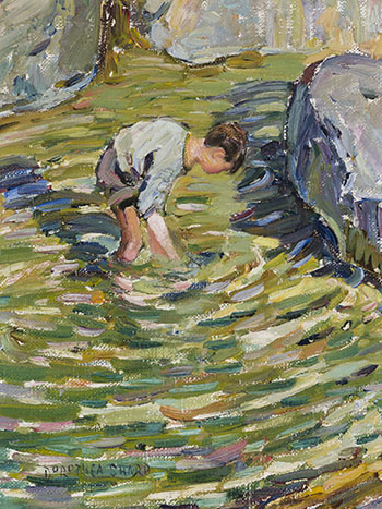 Gathering Shells and Lobster Catching par Dorothea Sharp
