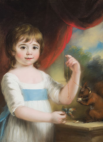 Portrait of Anna Louisa Halsey par John Russell