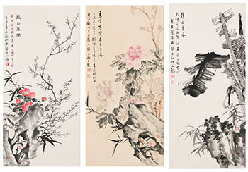 Three Collaborative Landscapes par Huang Junbi