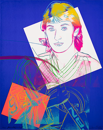 Wayne Gretzky #99 (F.&S.II.306) by Andy Warhol