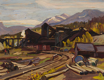 Coal Mine at Canmore par Alexander Young (A.Y.) Jackson