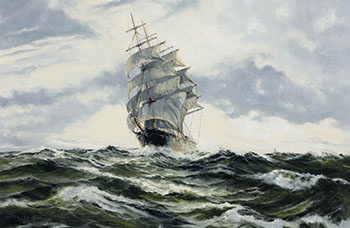  A Following Breeze, The Yankee Clipper Black Hawk by Robert McVittie