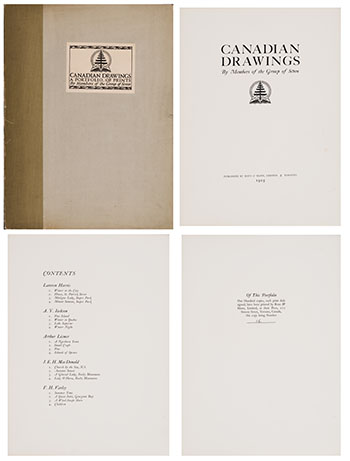 Canadian Drawings by Members of the Group of Seven: A Portfolio of Twenty Lithographs by  Group of Seven